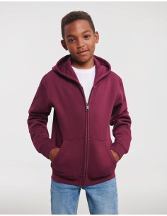 R-R-266B-0-Kids Authentic Zipped Hooded Sweat 2